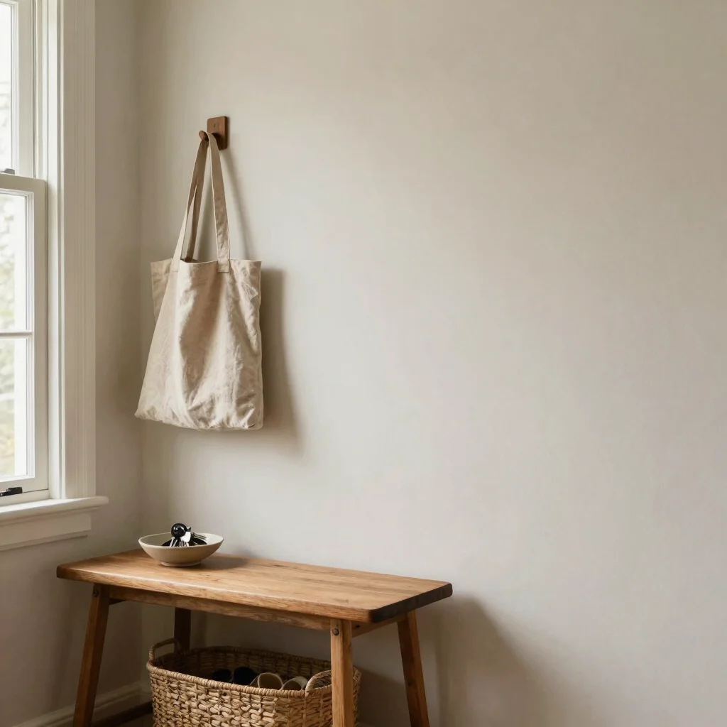 A Calmer Entryway Begins With Three Landing Spots